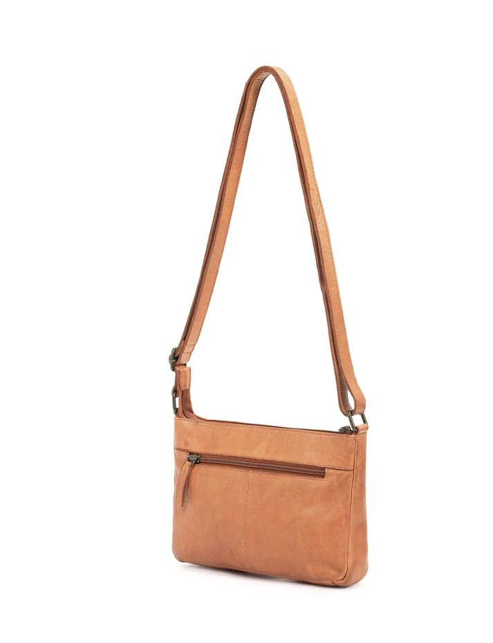 Saddle & Sash Handbag A0032 Tan