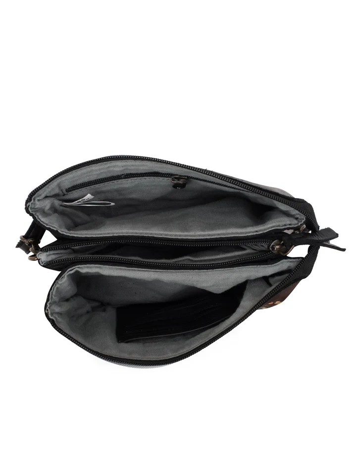 Saddle & Sash Handbag A0034 Black