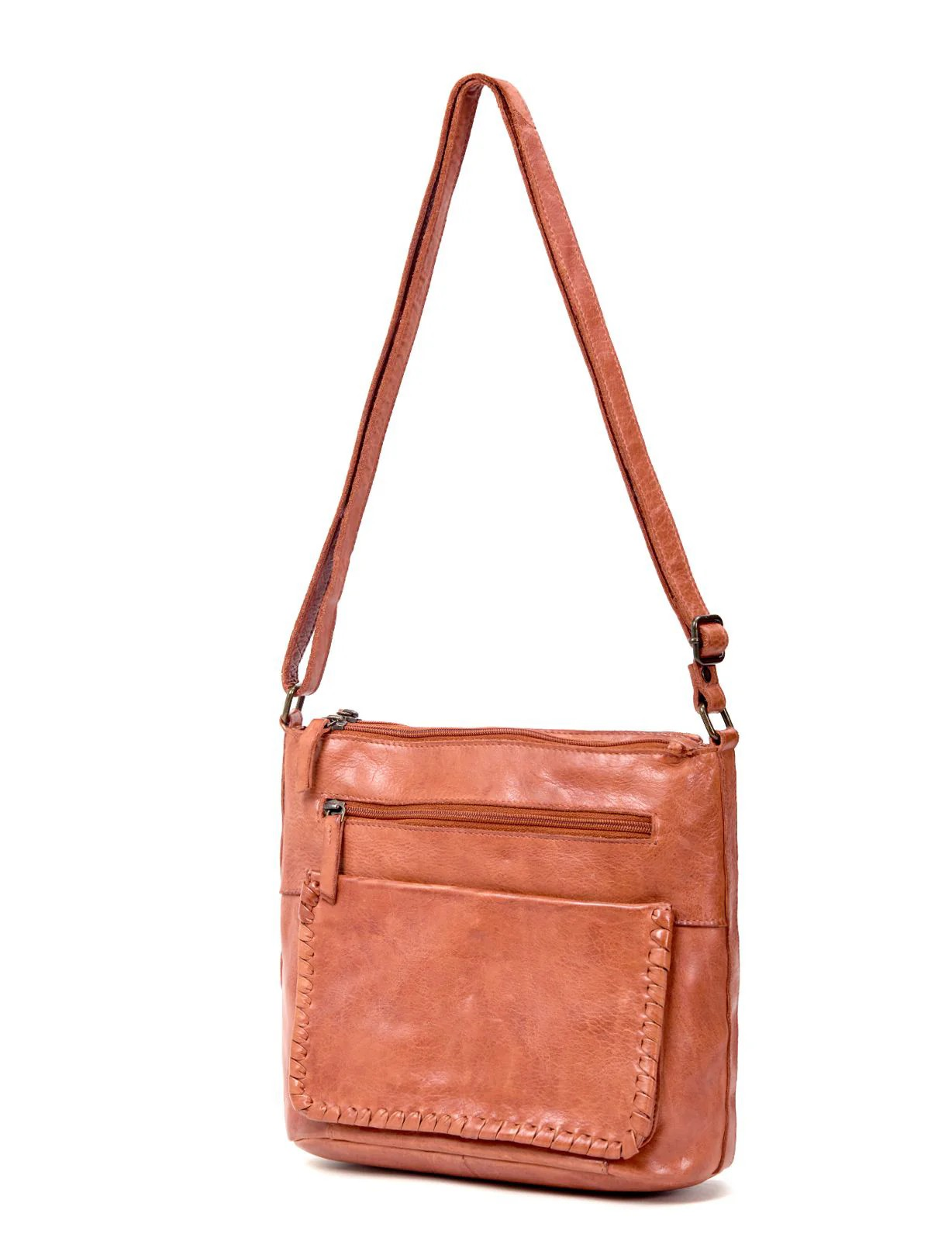 Saddle & Sash Handbag A0020 Tan