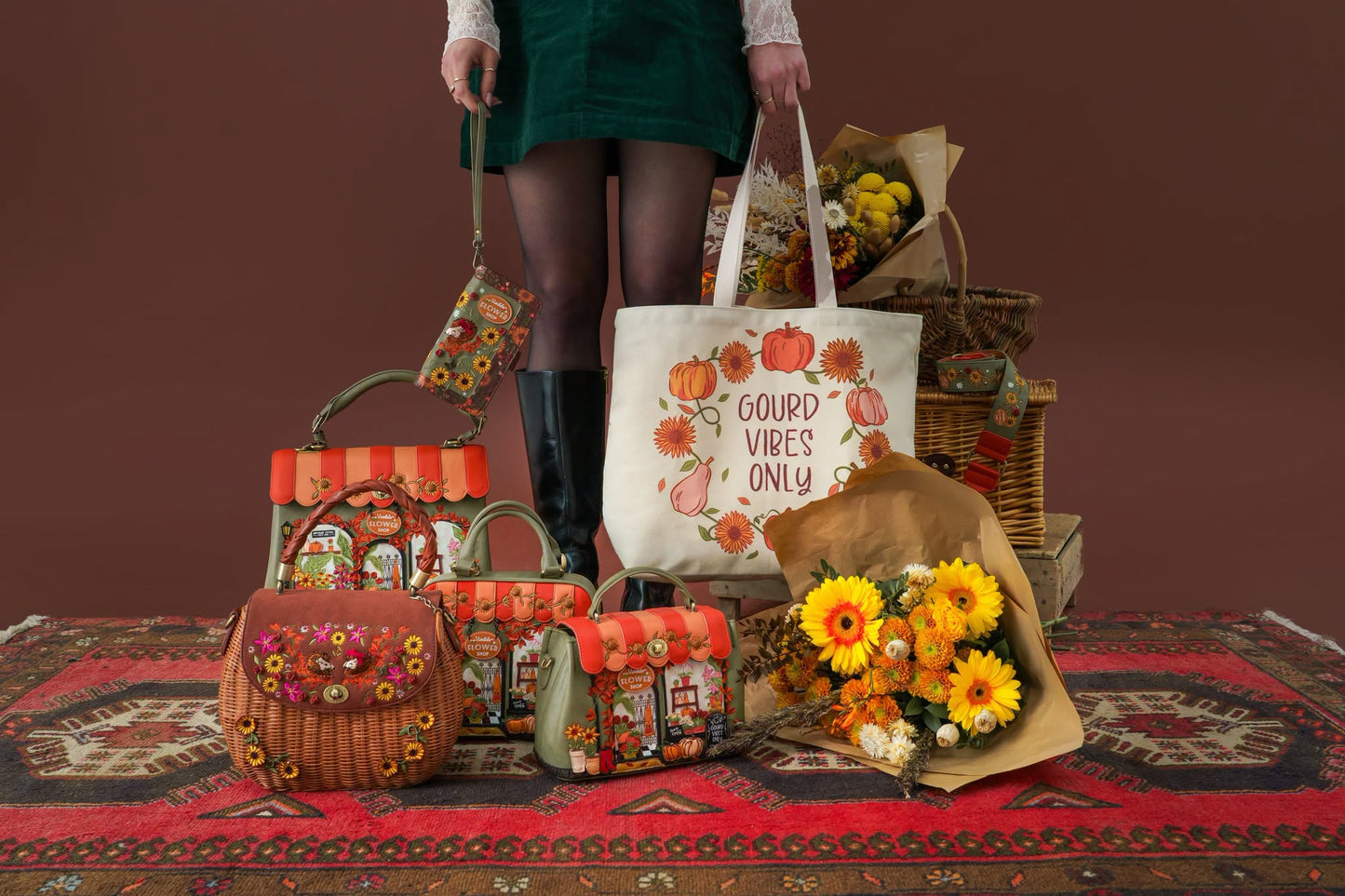 Vendula Flower Shop Amber Basket Bag