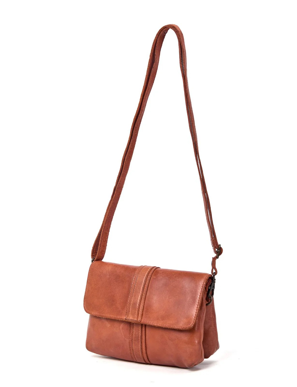 Saddle & Sash Handbag A0015 Tan