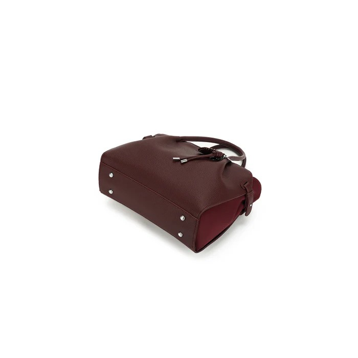 Black Caviar Handbag Alexandra Burgundy