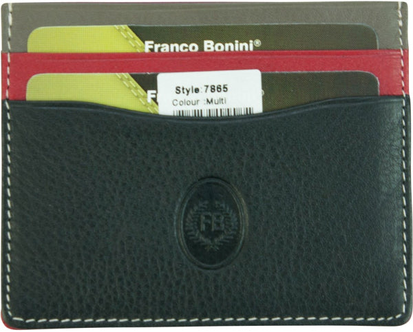 Franco Bonini Card Wallet 7865 Black Mul