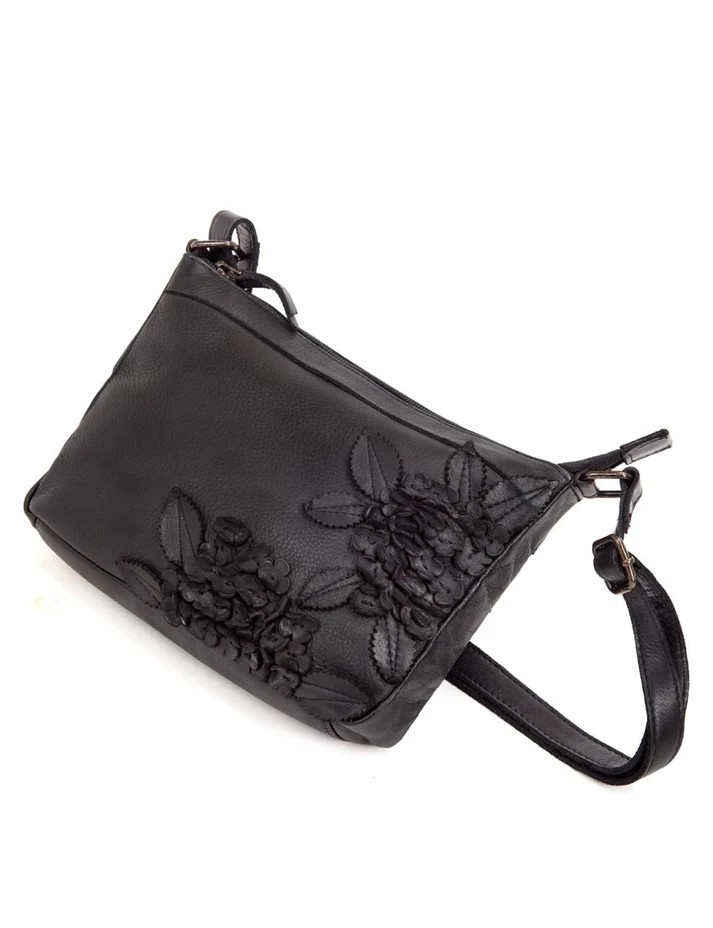 Saddle & Sash Handbag A0032 Black