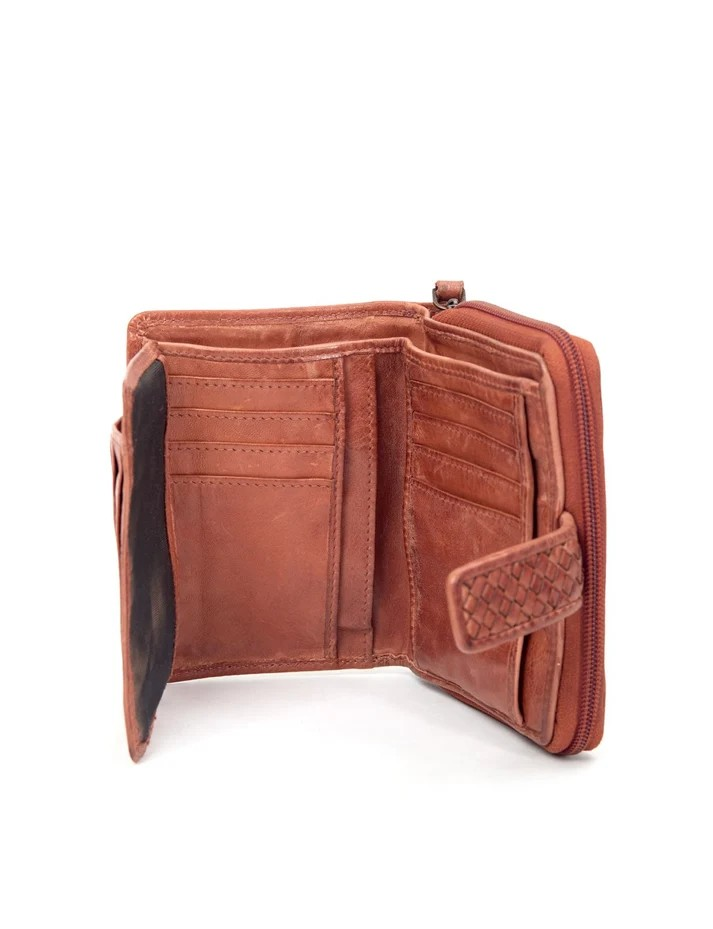 Saddle & Sash Purse A0023 Tan