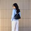 Black Caviar Martha backpack handbag in black