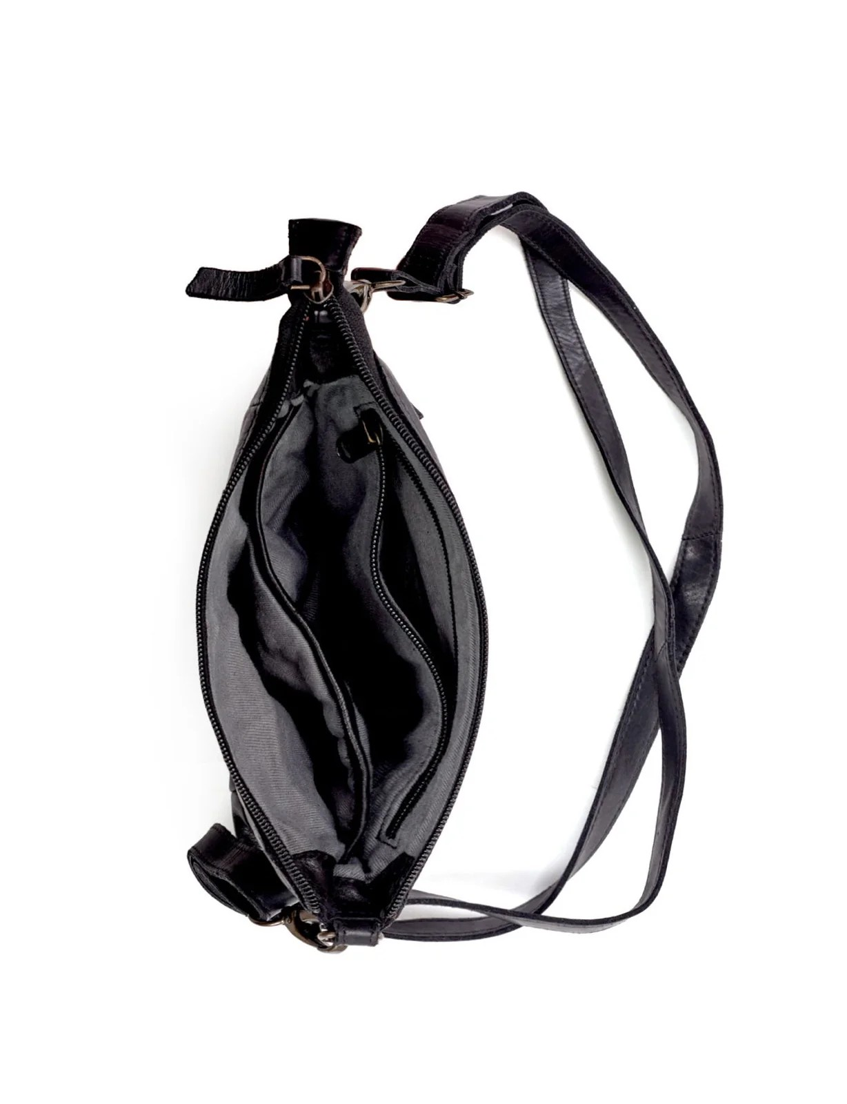 Saddle & Sash Handbag A0010 Black