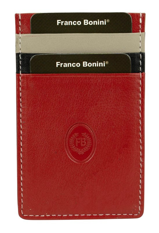 Franco Bonini Card Wallet 844 Red Multi