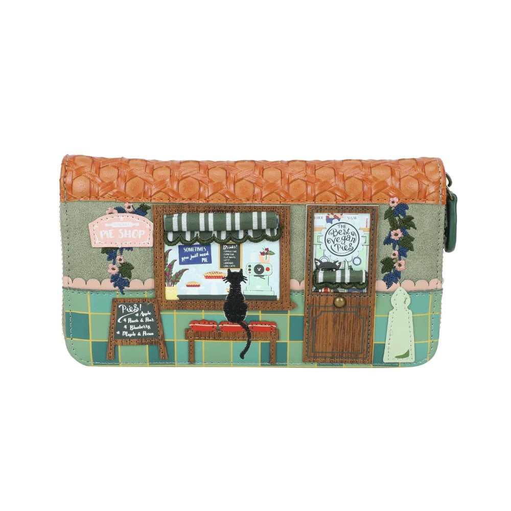 Vendula Pie Shop Large Ziparound Wallet