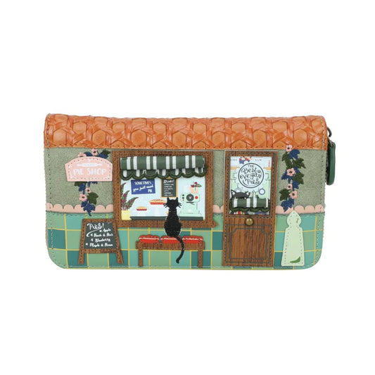 Vendula Pie Shop Large Ziparound Wallet