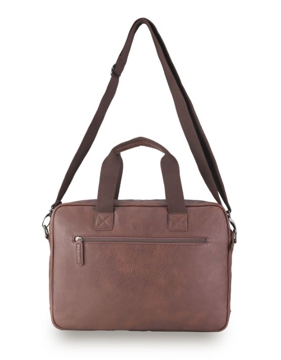 Tosca Vegan Leather Satchel VGO14 Chocolate