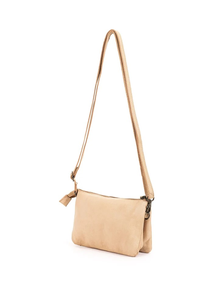 Saddle & Sash Handbag A0034 Taupe
