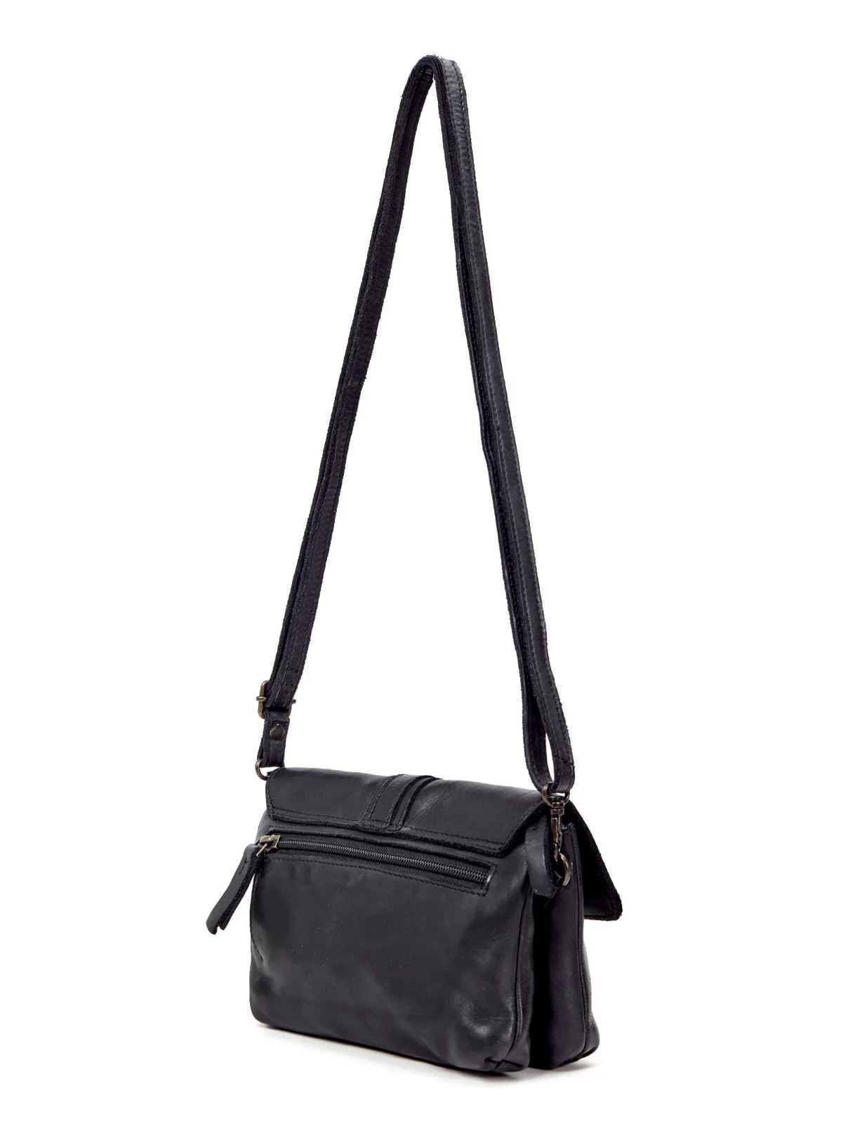 Saddle & Sash Handbag A0015 Black