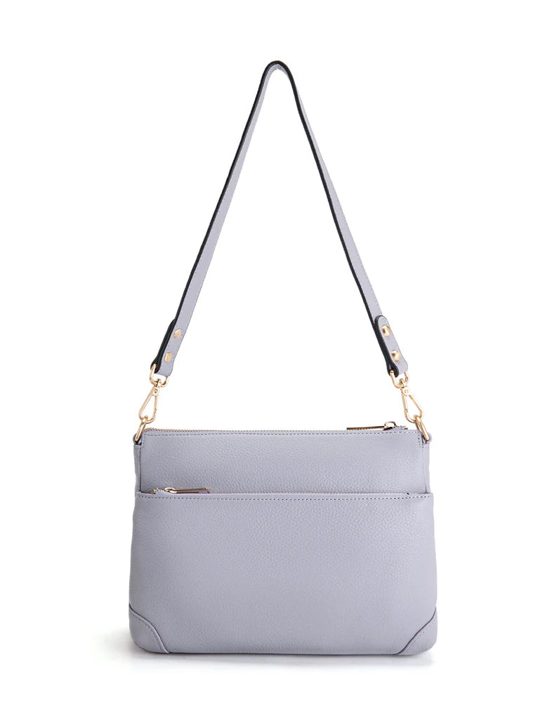 Elegant Handbag Faith Leather Crossbody - Cornflower