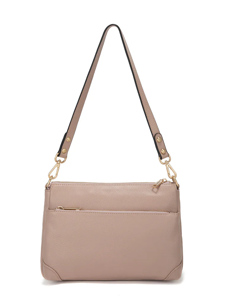 Elegant Handbag Faith Leather Crossbody - Pink