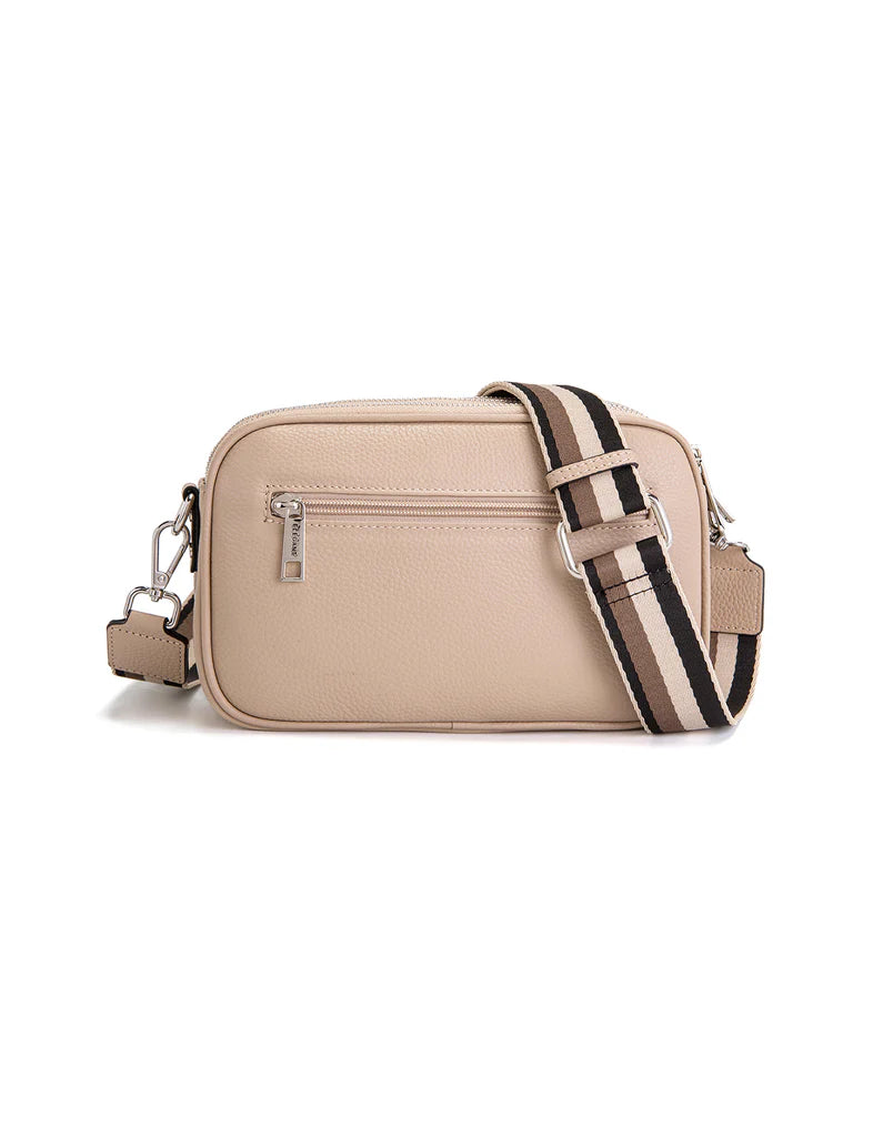 Elegant Handbag Anna Triple Compartment Crossbody - Putty