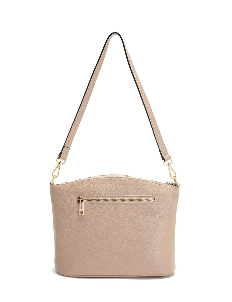 Elegant Handbag Grace Leather Crossbody - Putty