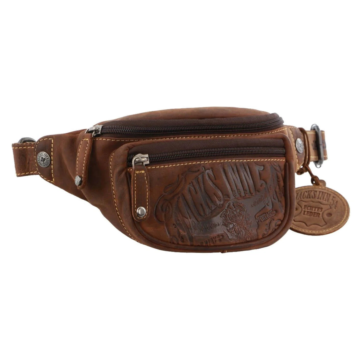 Jacks Inn Bum Bag 17 Cognac