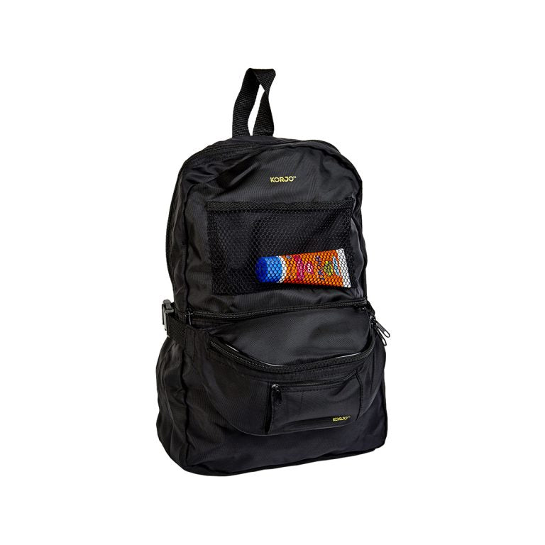 Korjo Foldaway Rucksack RS08 Black