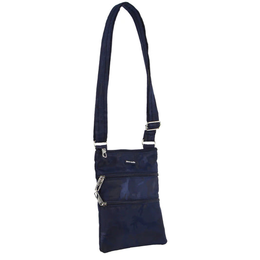 Pierre Cardin Anti Theft Bag Pierre Cardin Anti-Theft Cross Body Bag - Navy/Camo