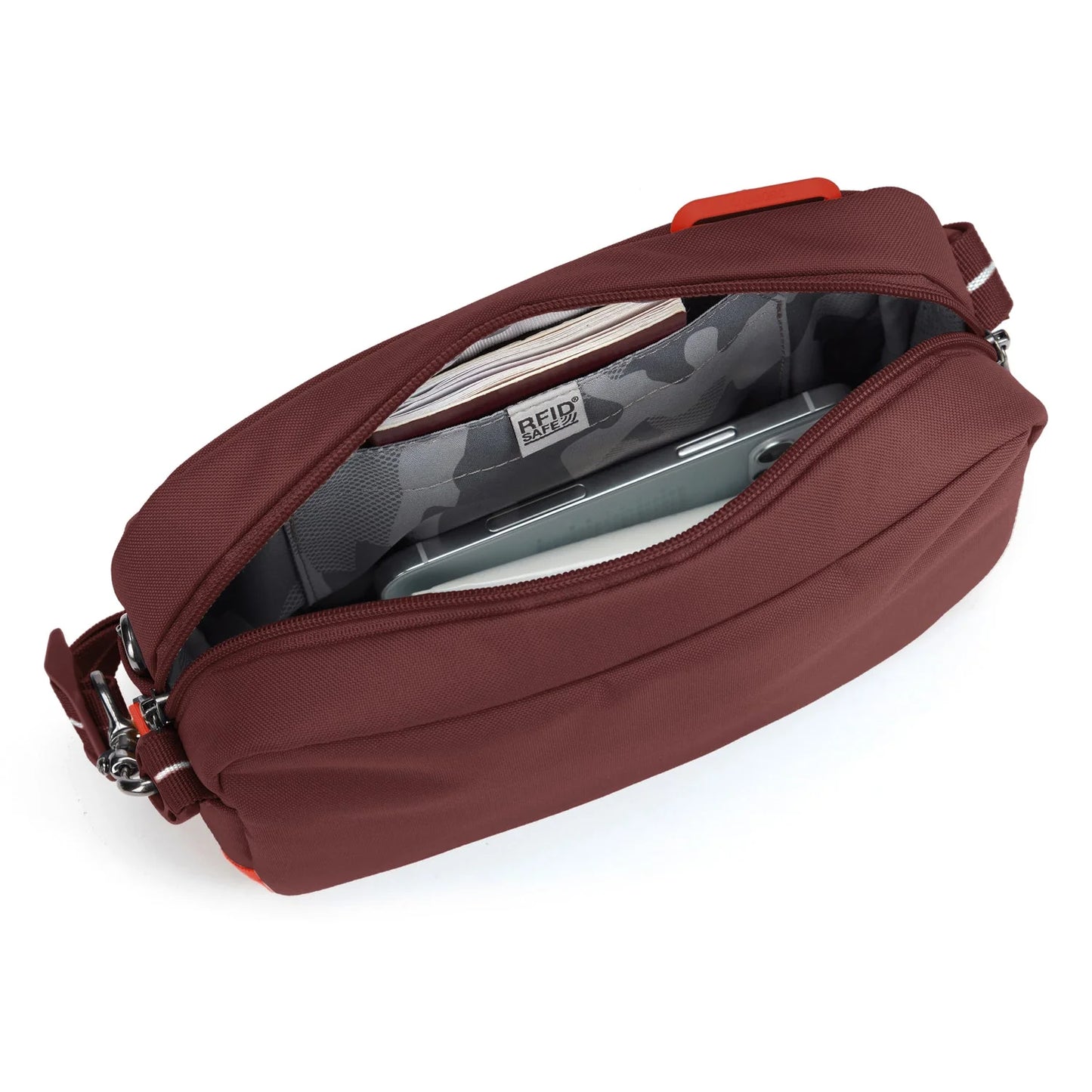 Pacsafe Go Anti-Theft Crossbody Bag - Garnet Red