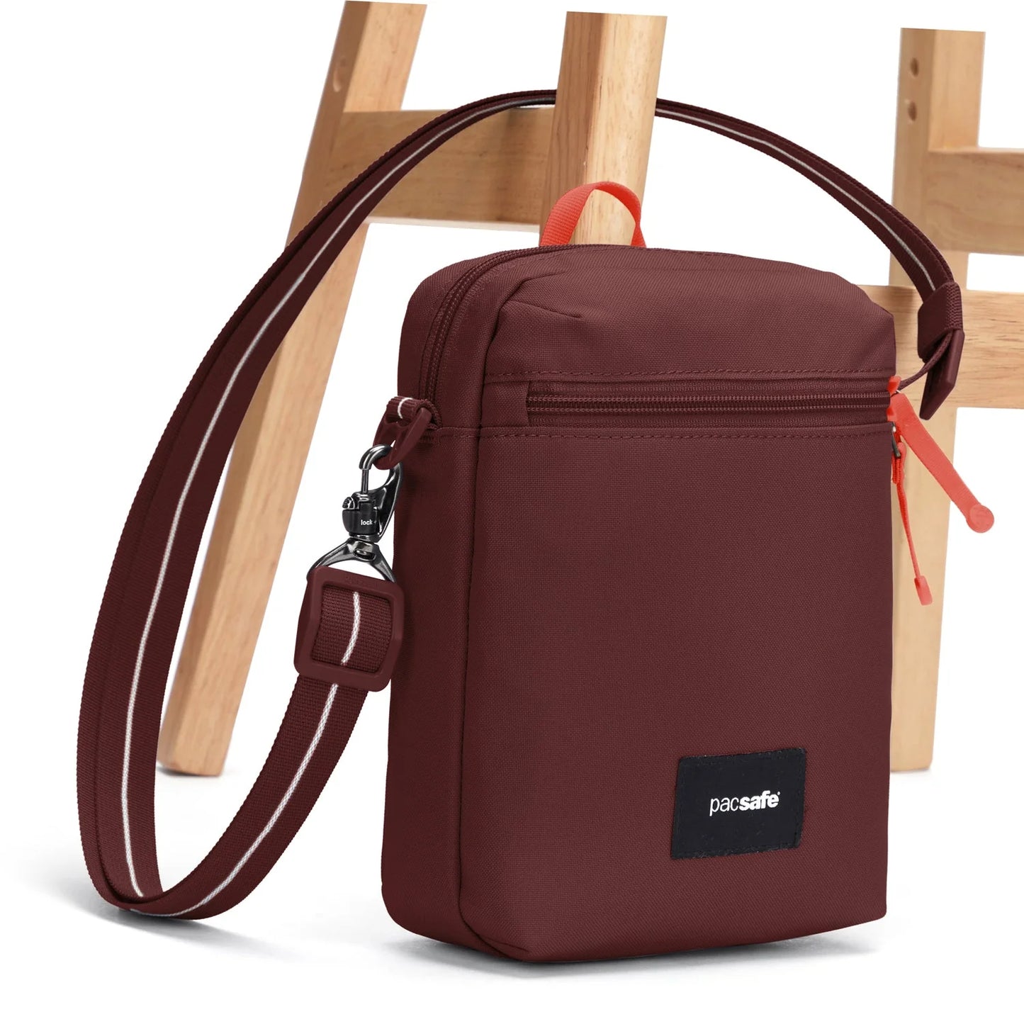 Pacsafe Go Anti-Theft Festival Crossbody - Garnet Red