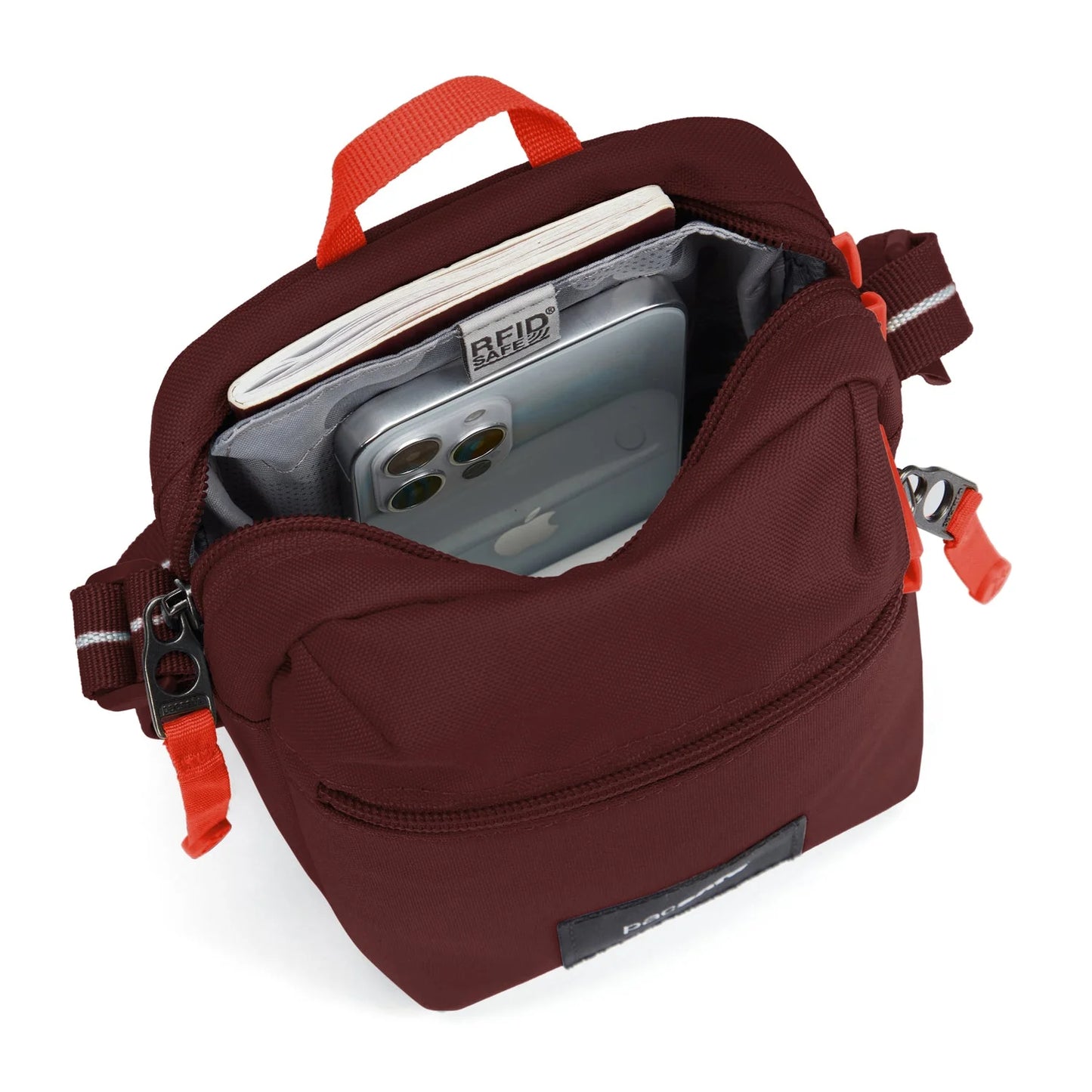 Pacsafe Go Anti-Theft Micro Crossbody - Garnet Red