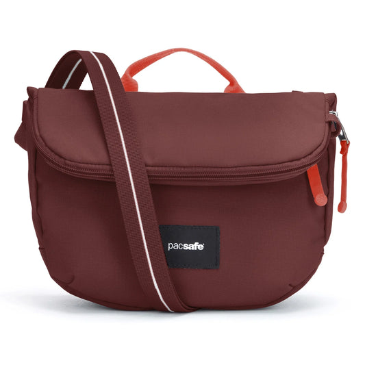 Pacsafe Go Anti Theft Saddle Crossbody - Garnet Red