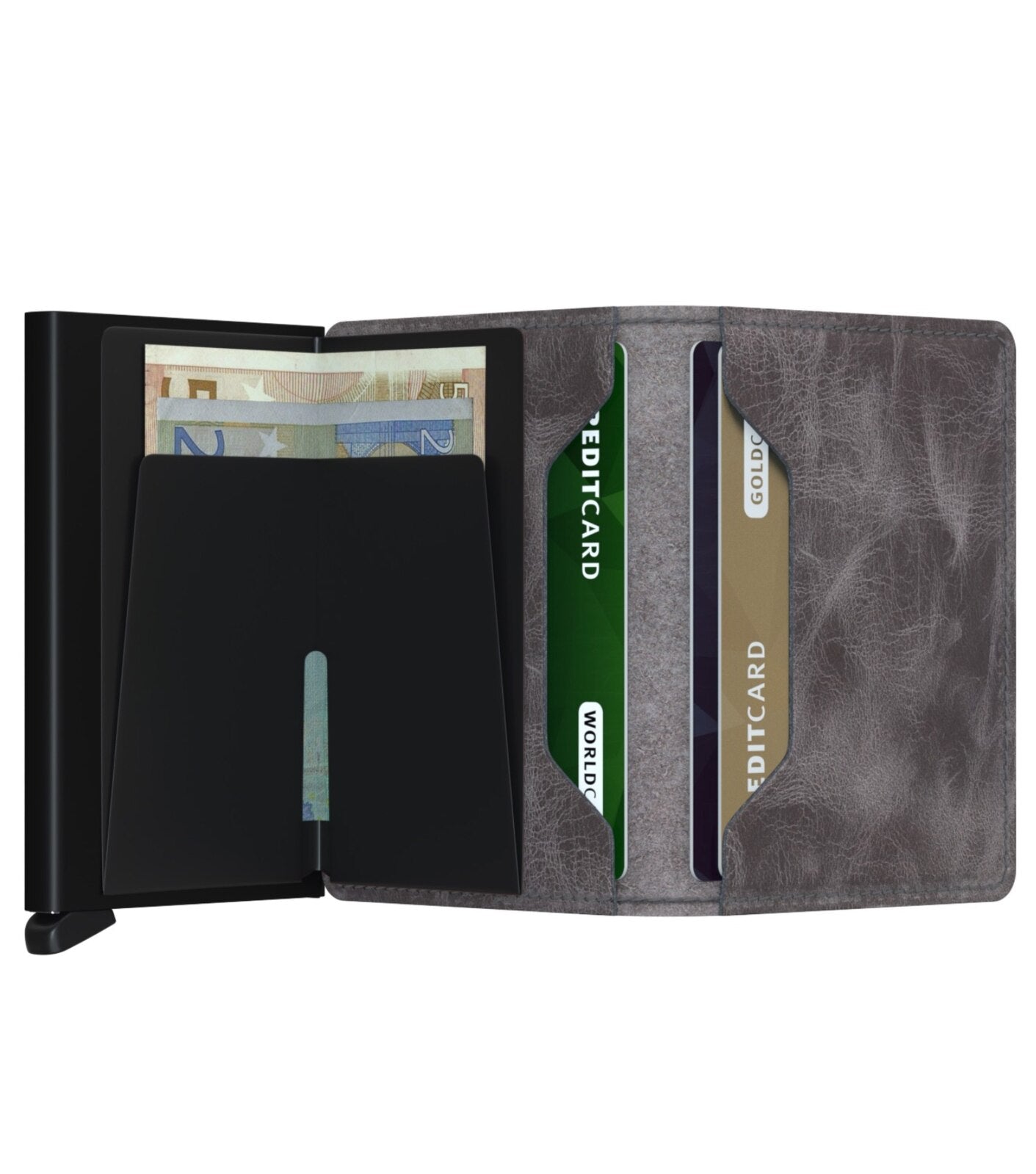 Secrid Slimwallet Vintage Grey Black