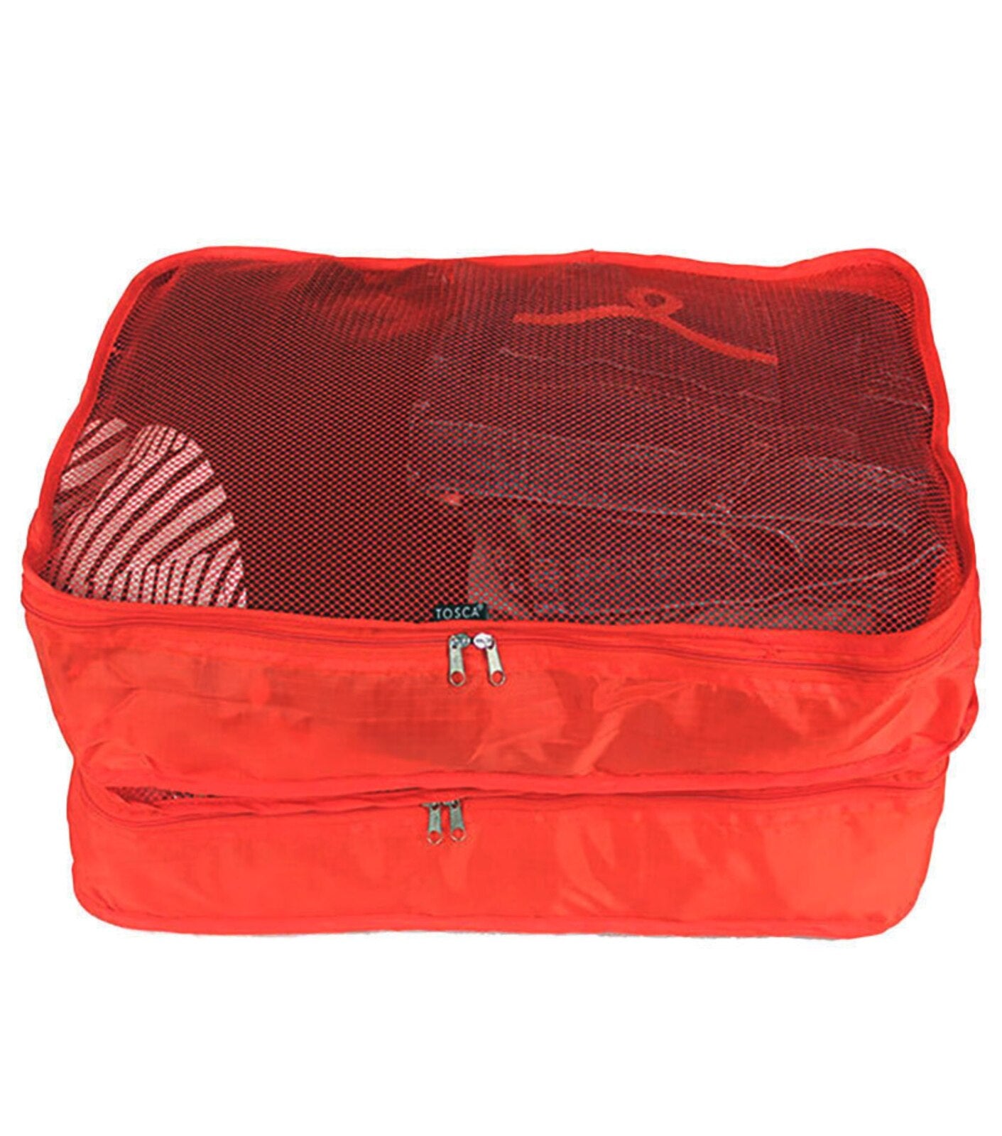 Tosca Packing Cubes L Red