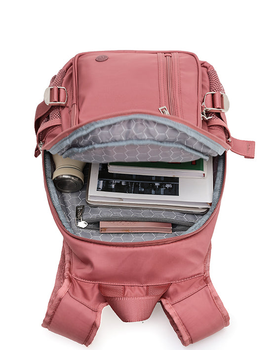 Tosca Anti-Theft Back Pack -  Coral