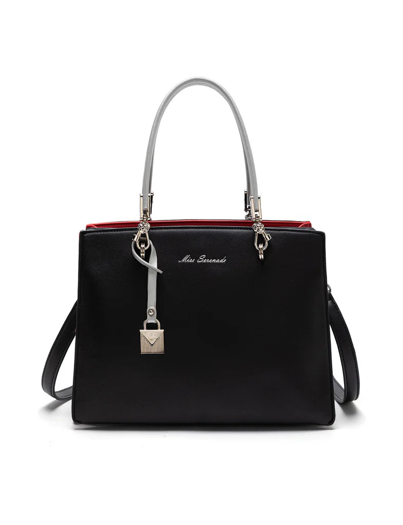 Miss Serenade Handbag - Black/Silver