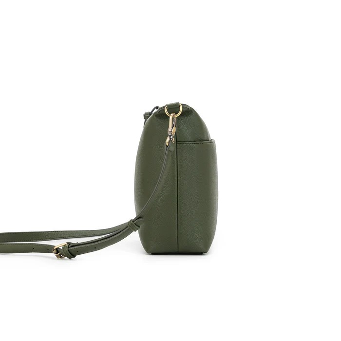 Black Caviar Handbag Dana Dark Olive