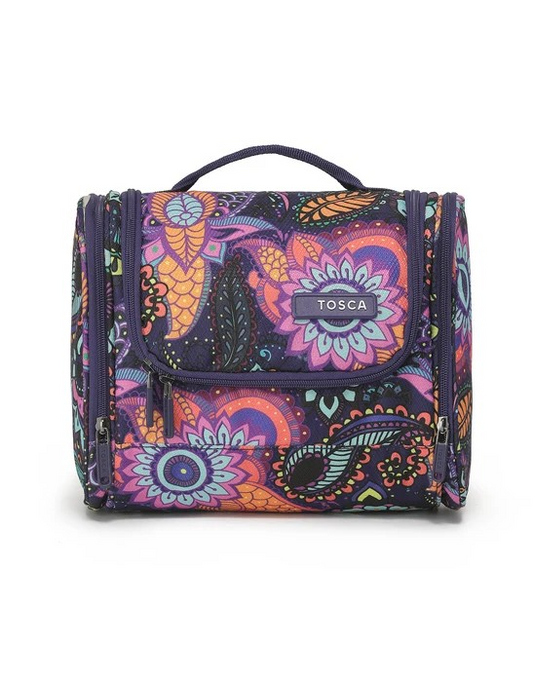 Tosca So Lite Wet Pack toiletry bag in Paisley