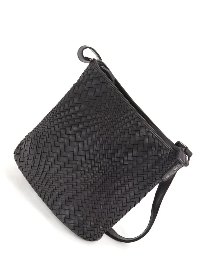 Saddle & Sash Handbag A0036 Black