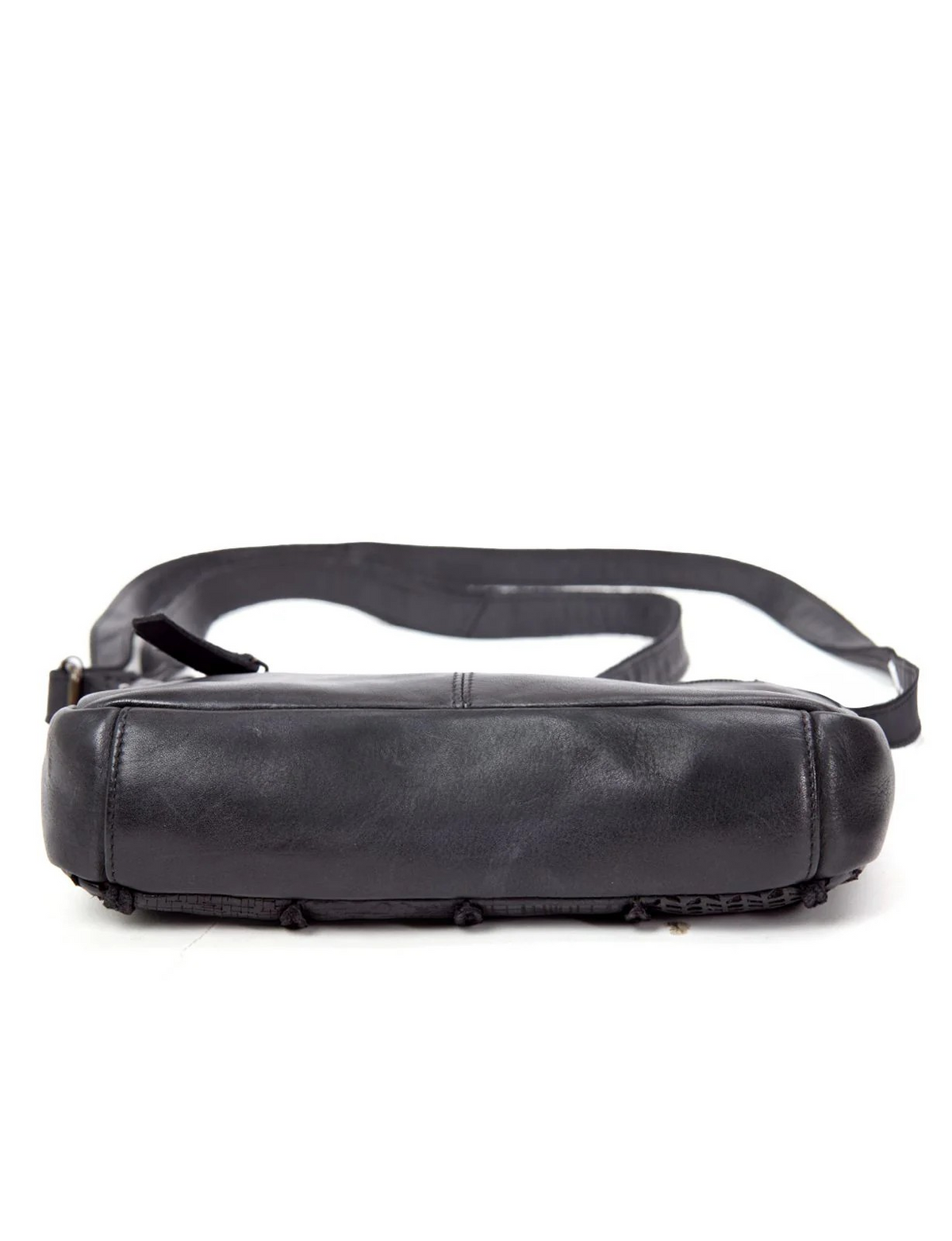 Saddle & Sash Handbag A0012 Black
