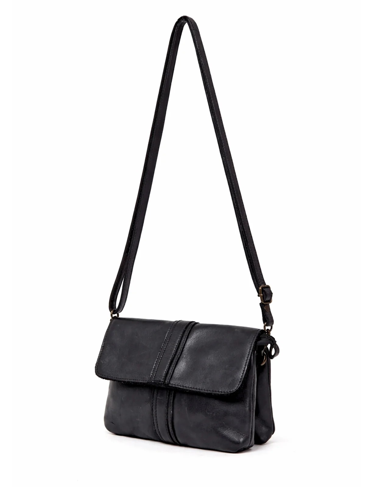 Saddle & Sash Handbag A0015 Black