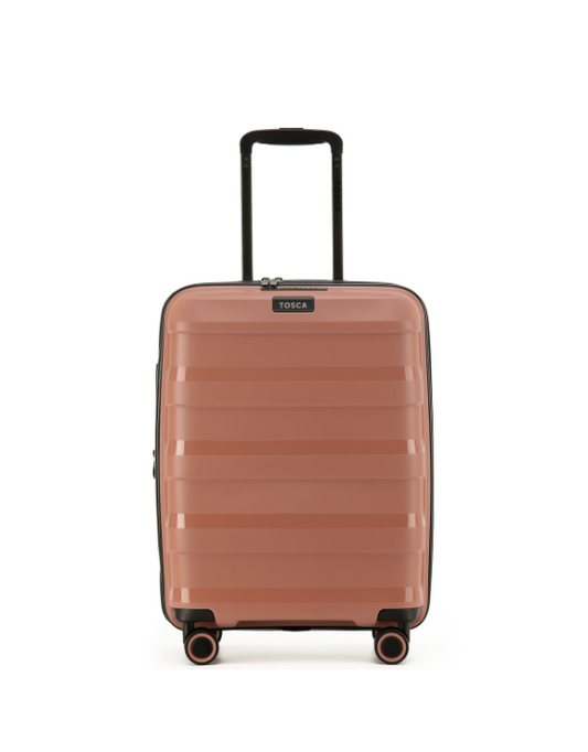 Tosca Comet 55cm hardcase suitcase in mocha