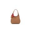 Black Caviar Mini Dune handbag in mocha