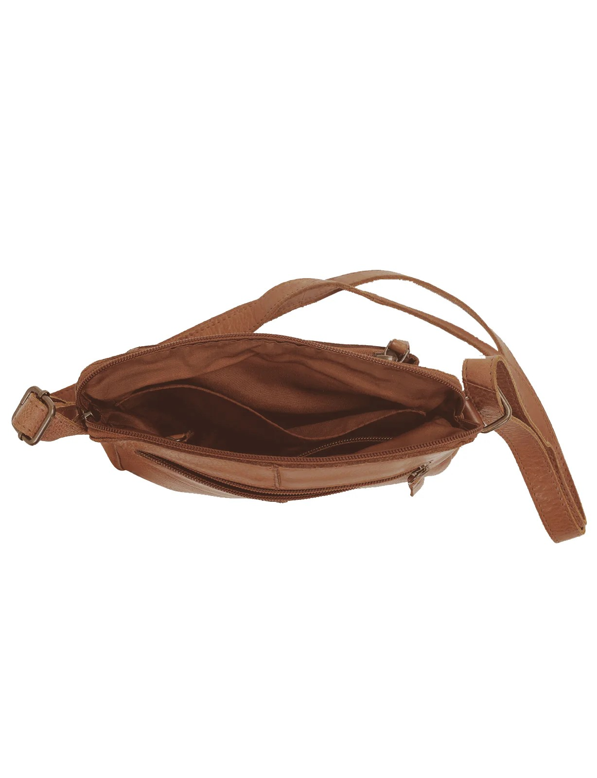 Saddle & Sash Handbag A0005 Cognac