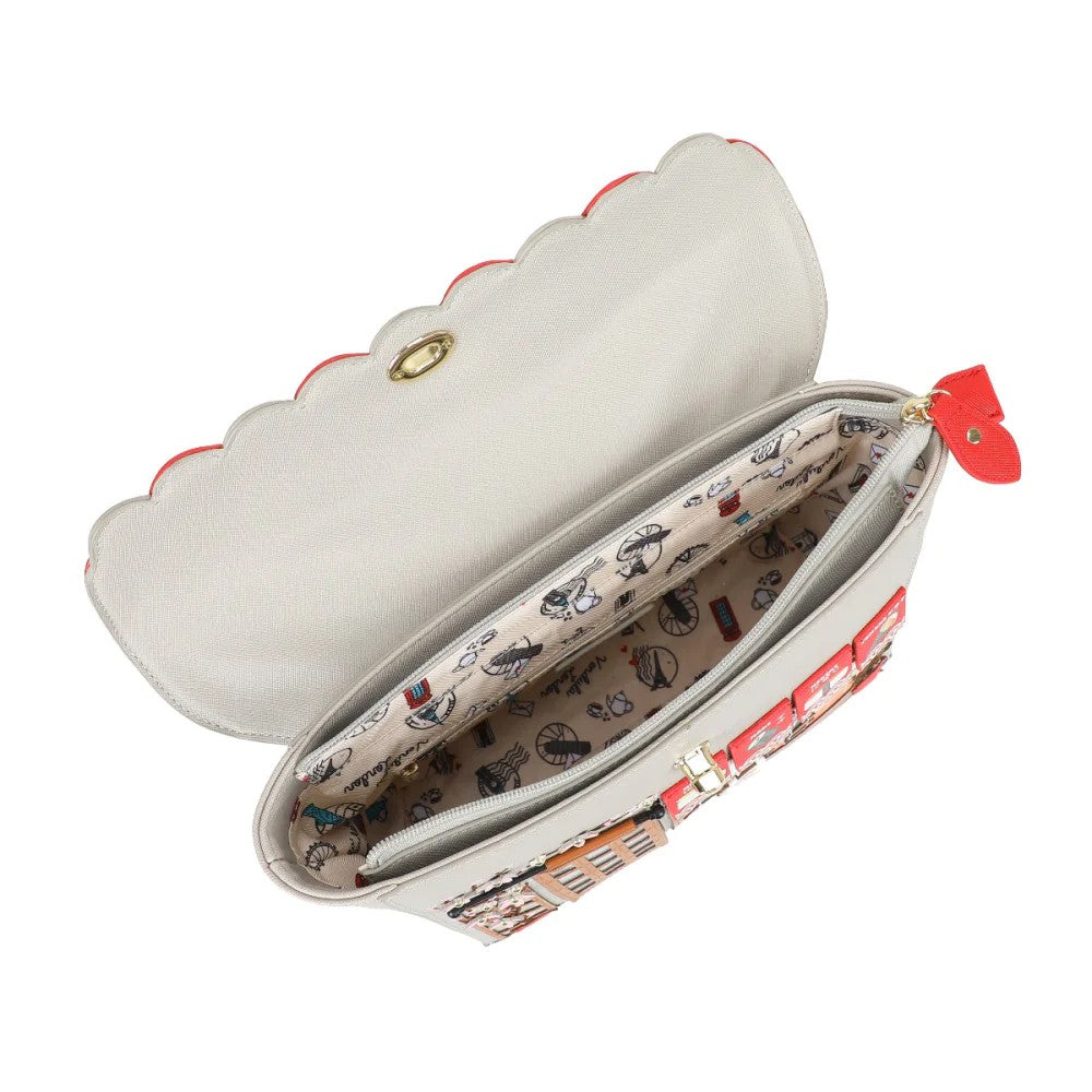 Vendula Sushi Grey Shoulder Backpack