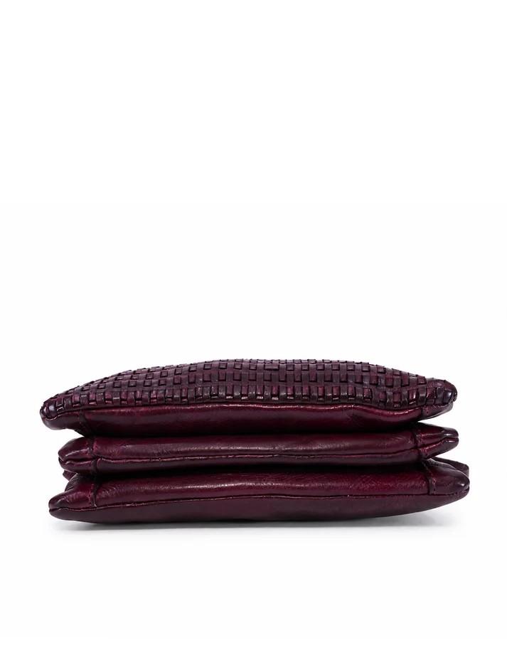 Saddle & Sash Handbag A0040 Purple