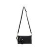 Black Caviar Sky crossbody wallet in black