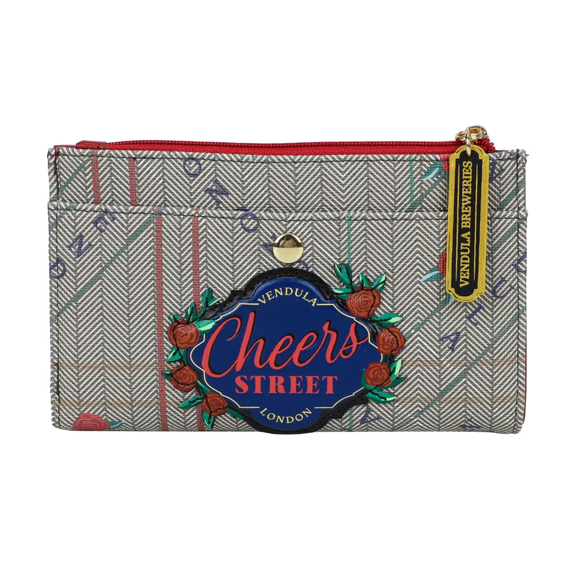 Vendula London Cheers Street folding wallet, back view