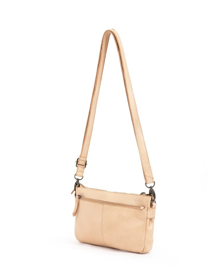 Saddle & Sash Handbag A0030 Taupe