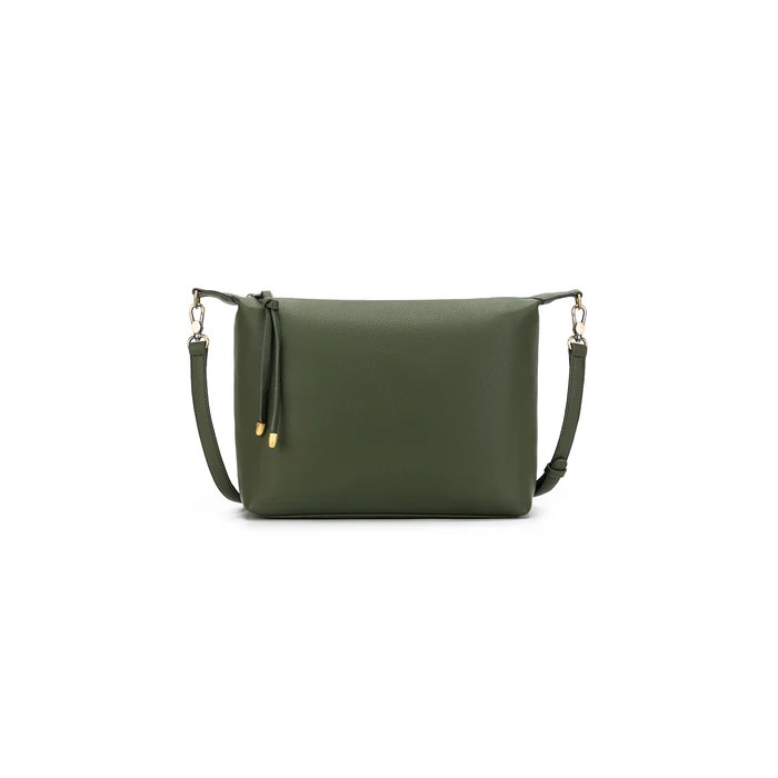 Black Caviar Handbag Dana Dark Olive
