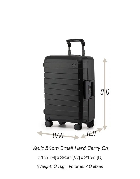 Tosca Vault 54cm Case TCA219 Black