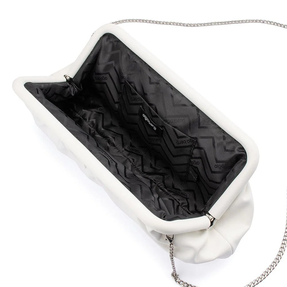 Olga Berg Handbag Catherine OB2337 White