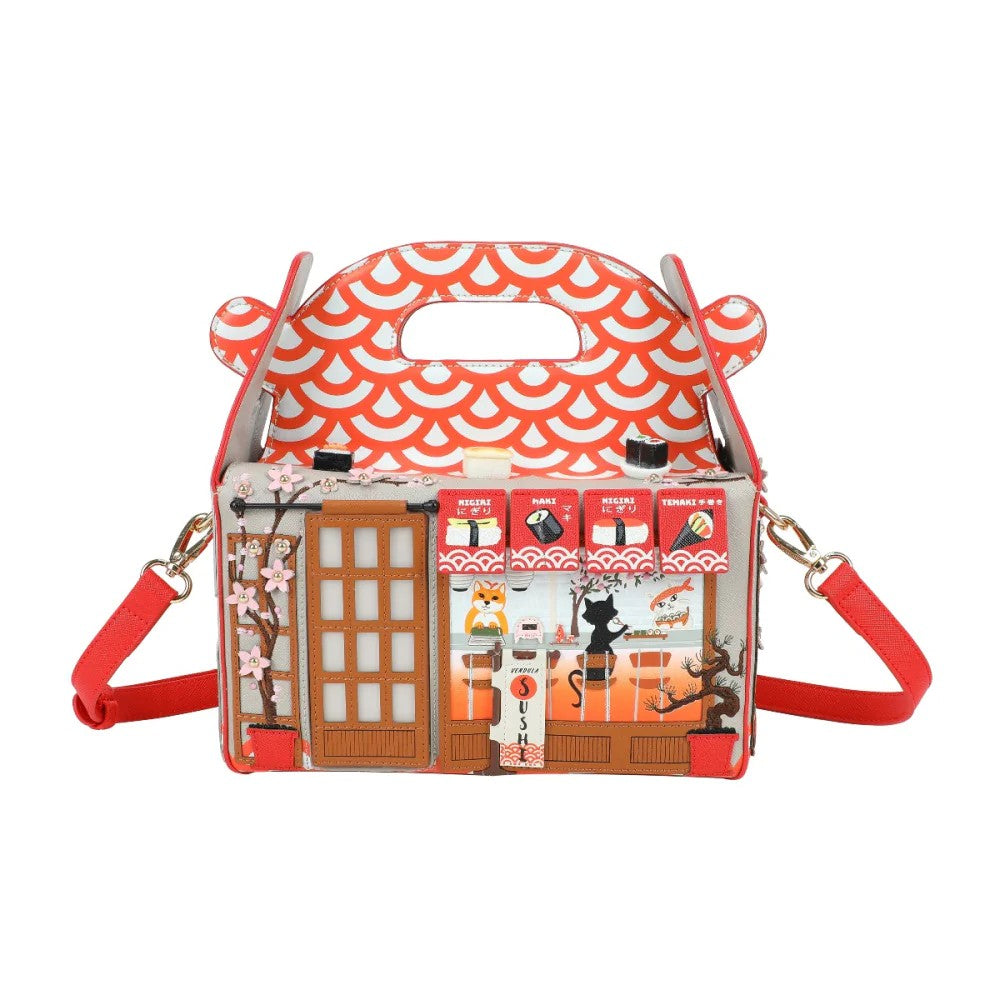 Vendula Sushi Grey Takeaway Box Bag