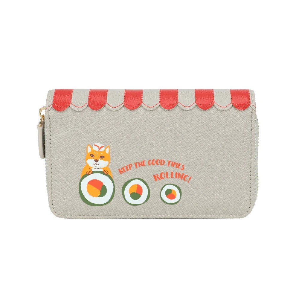 Vendula Sushi Grey Ziparound Wallet M